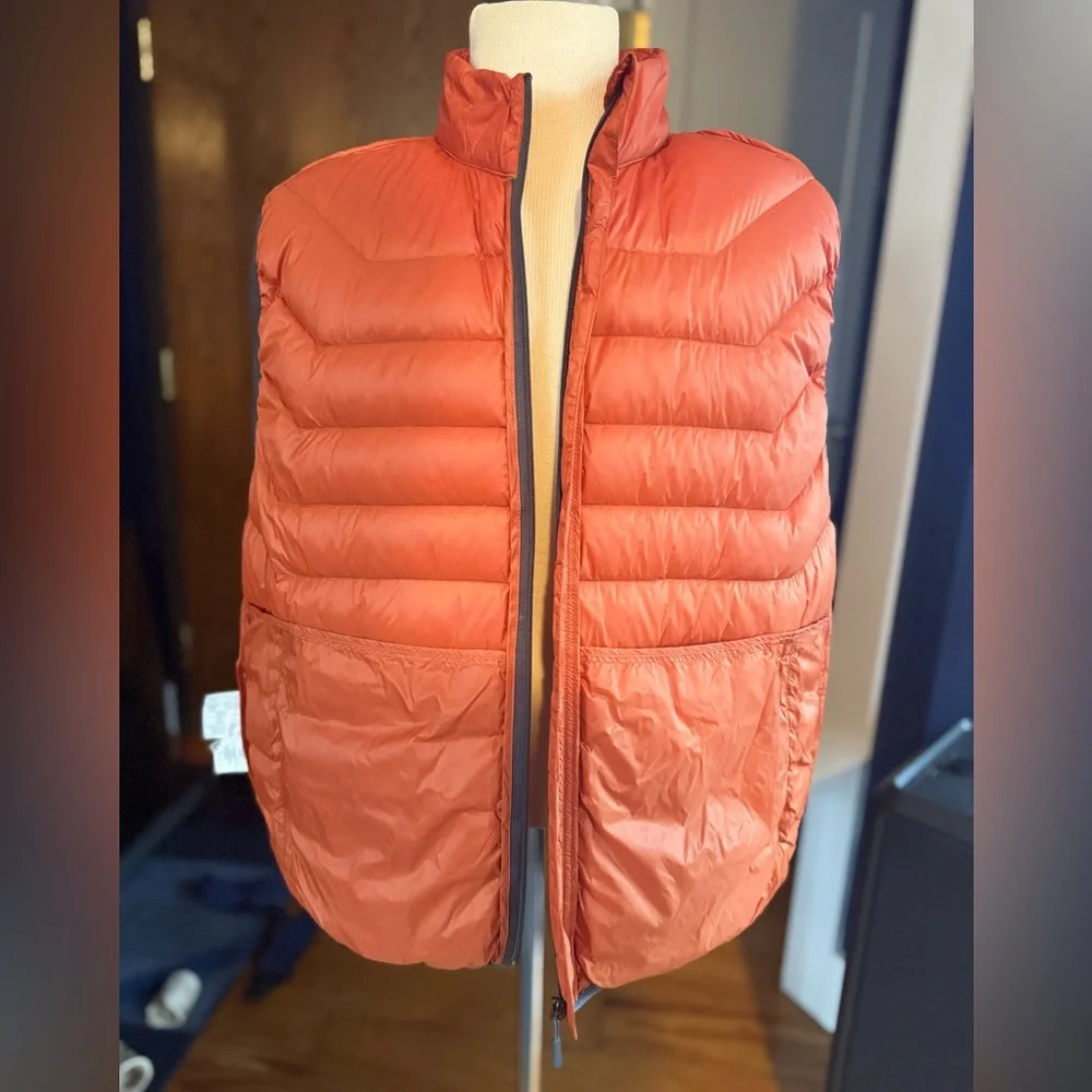 Orange Puffer Vest - Picture 4 of 4